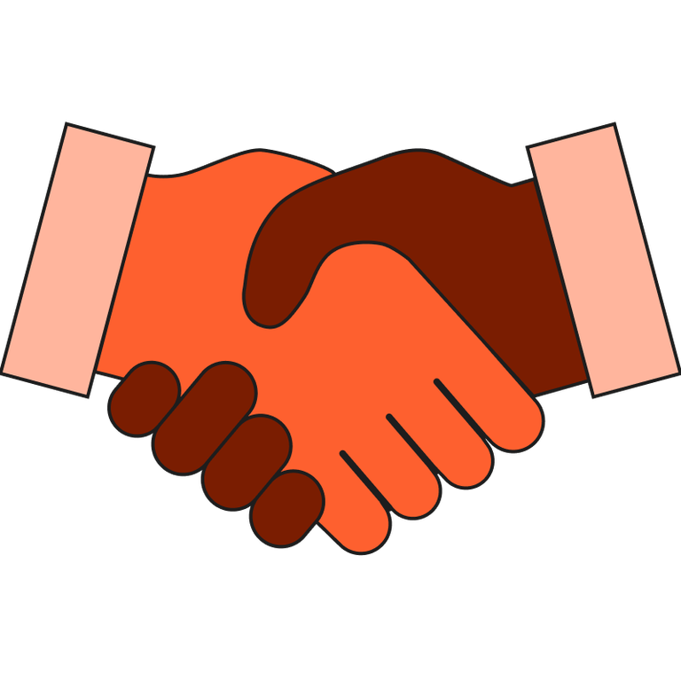 shaking hands icon
